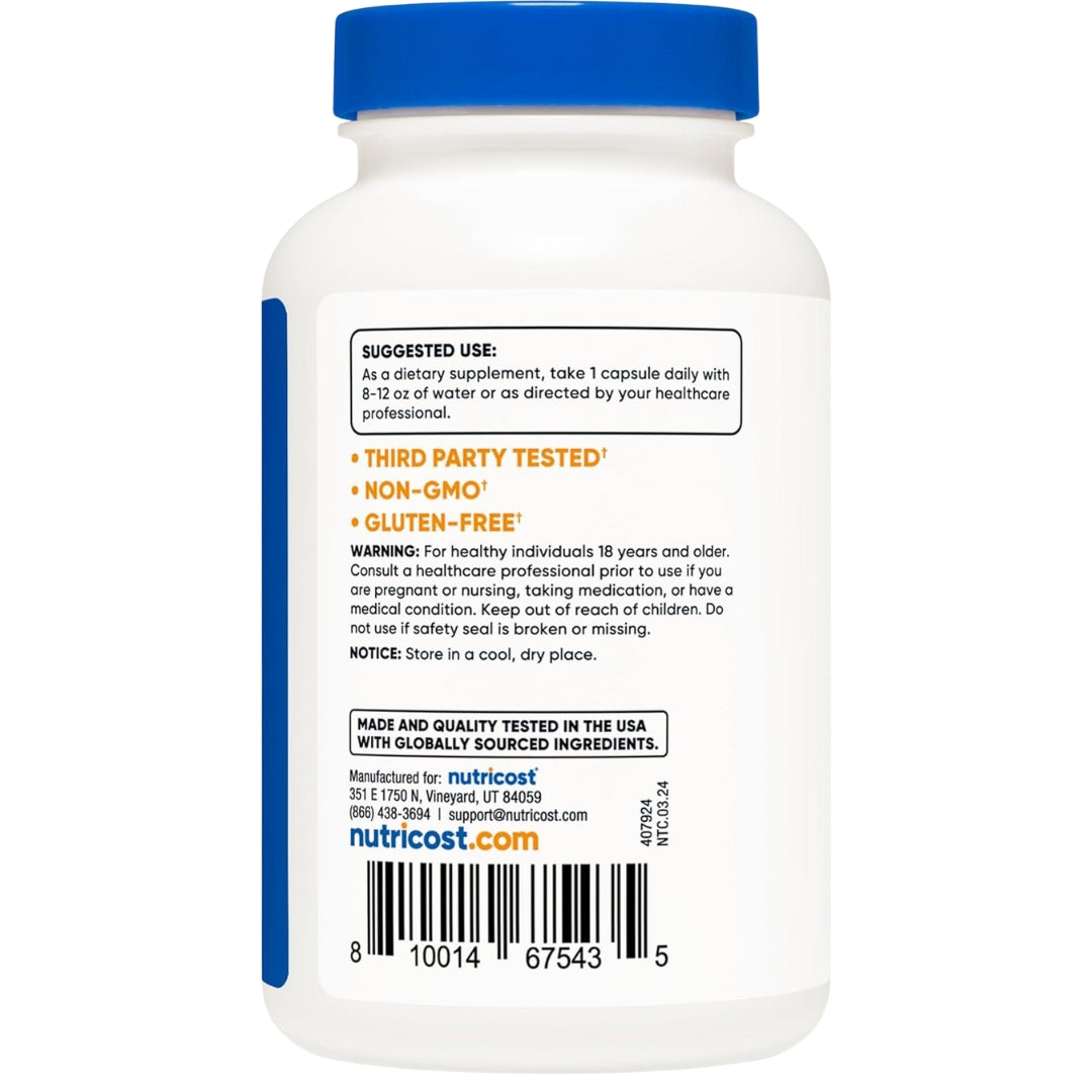 Vitamin B12 Methylcobalamin 2000 Mcg 240 Capsulas Nutricost