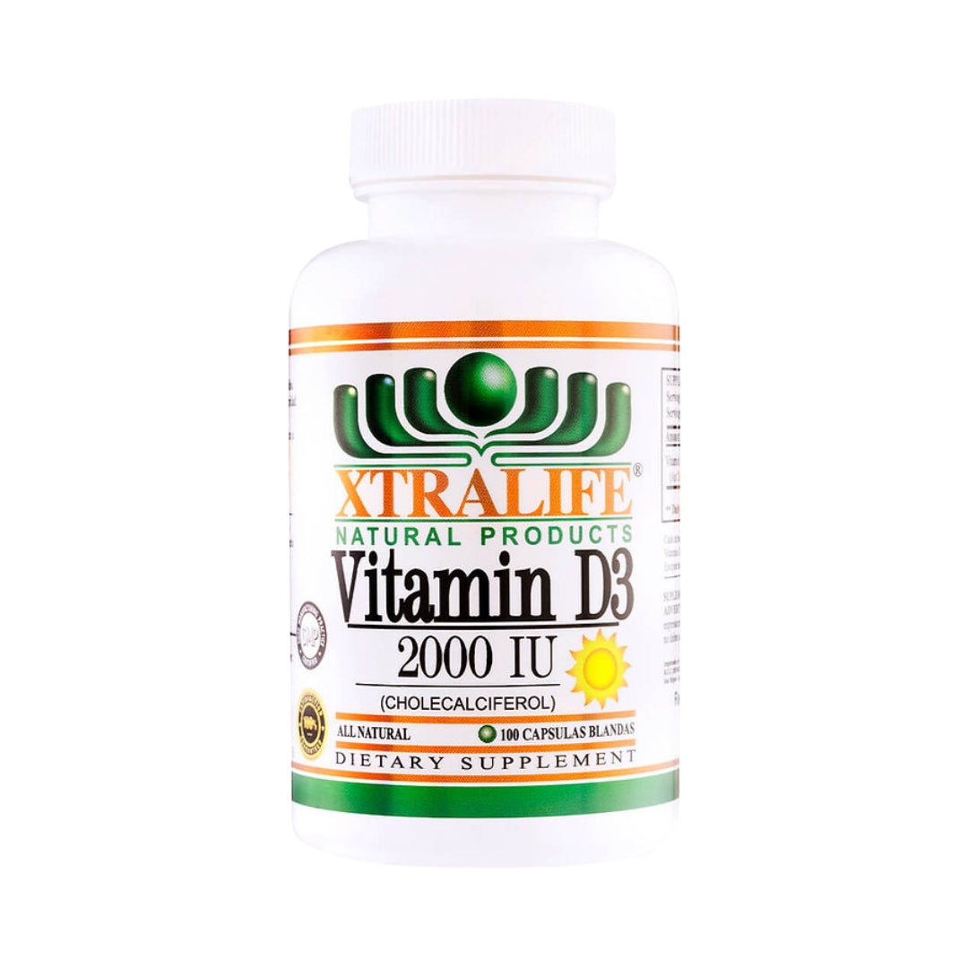 Vitamin D3 2000 Iu 100 Capsulas Blandas Xtralife