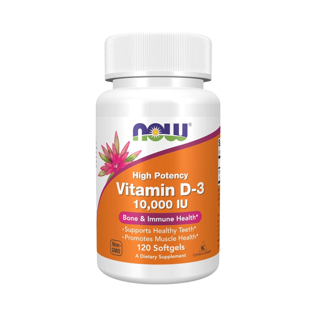 Vitamina D3 10000 IU 120 Softgels Now