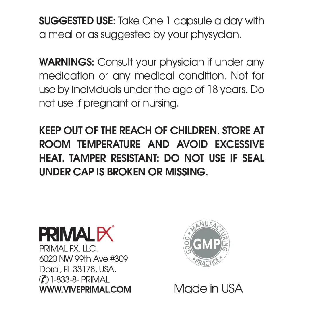 Vitamina D3 Mk4 60 Capsulas Primal Fx