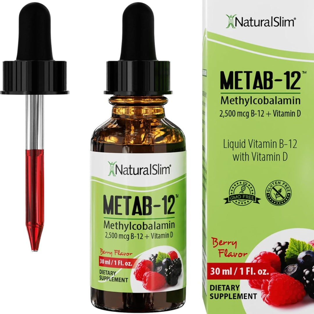 Vitamina B 12 con Vitamina D3 30 Ml Natural Slim