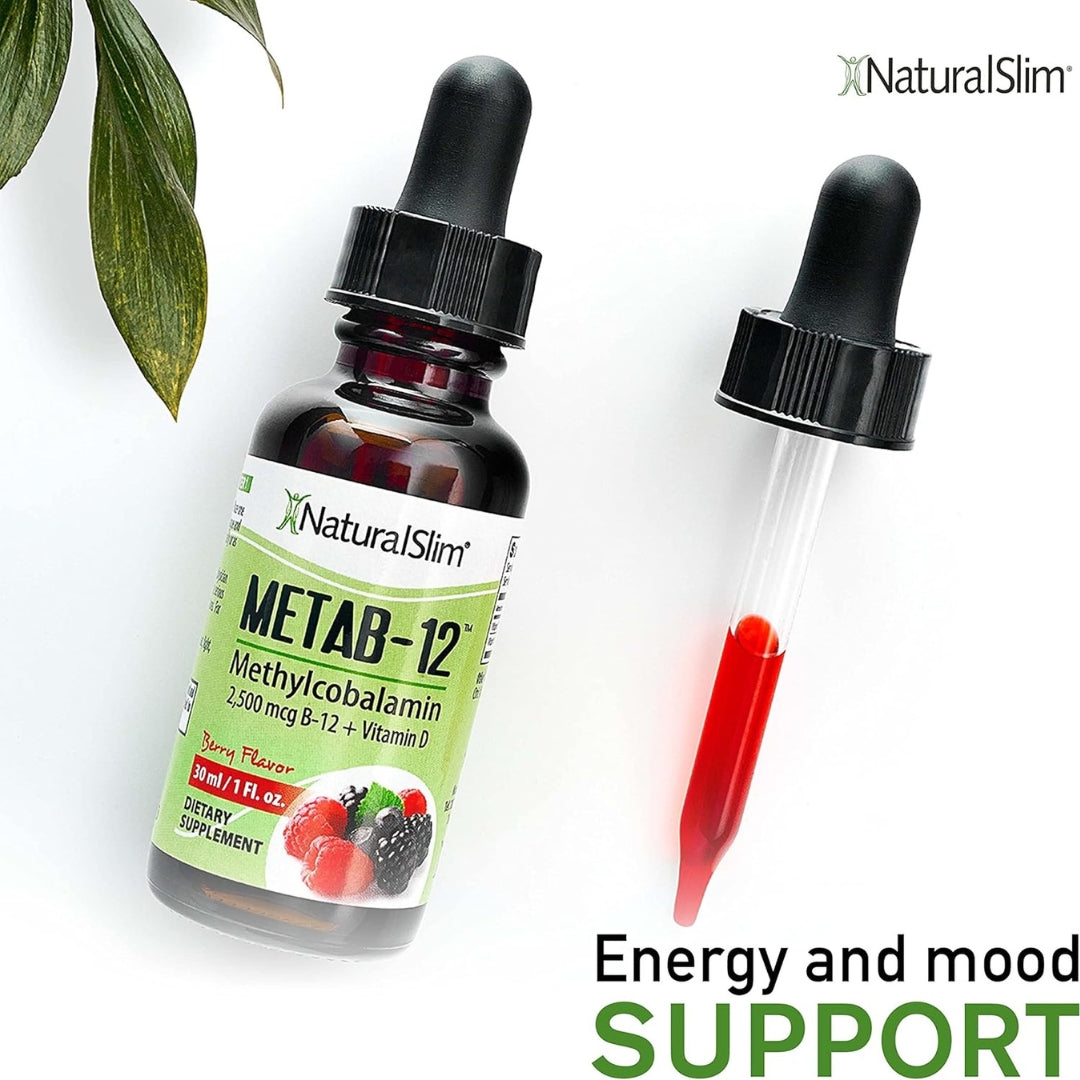 Vitamina B 12 con Vitamina D3 30 Ml Natural Slim