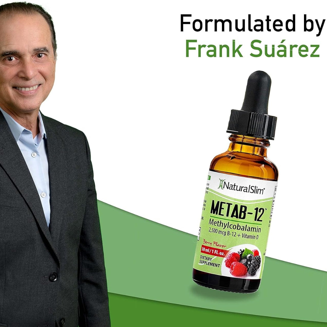 Vitamina B 12 con Vitamina D3 30 Ml Natural Slim