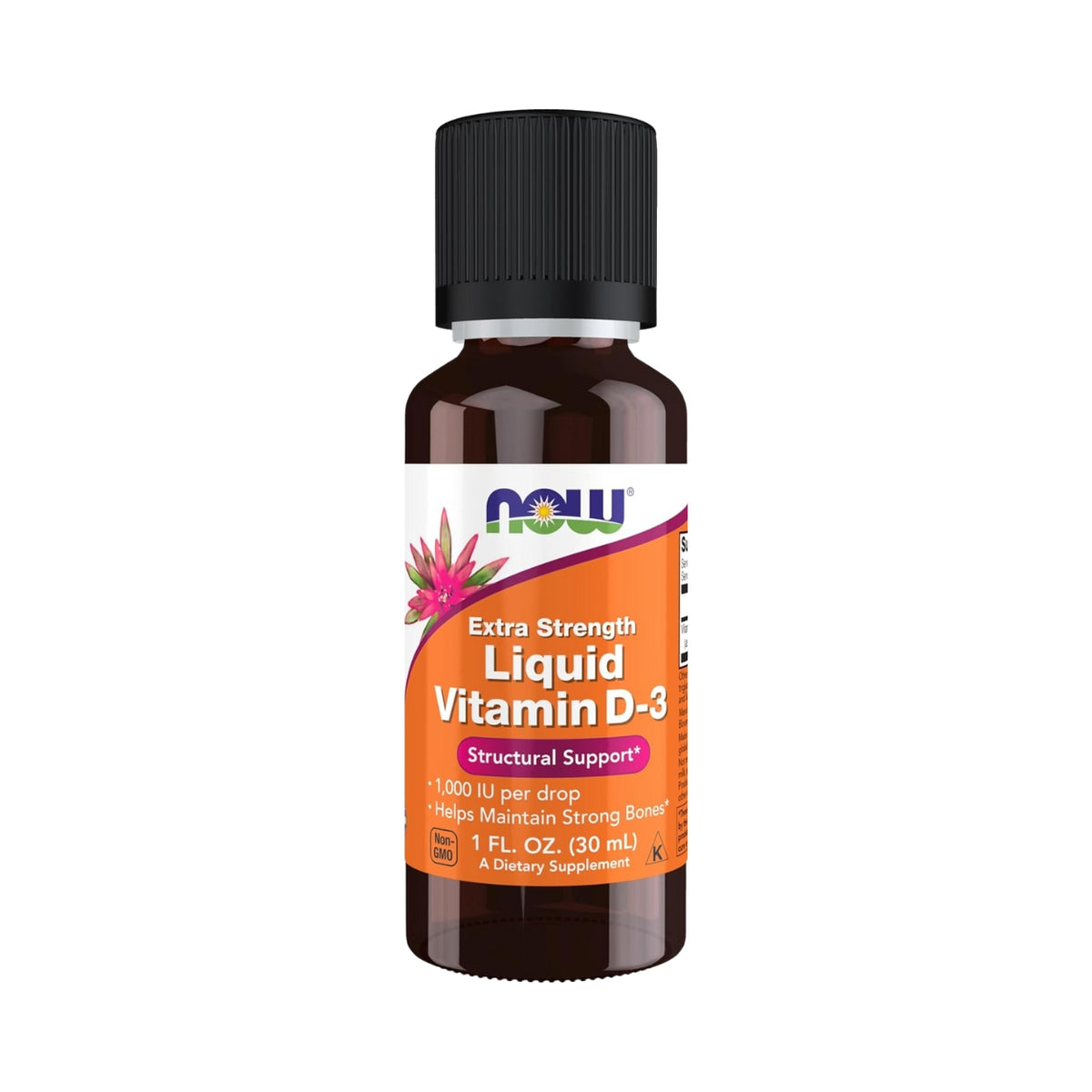Vitamina D3 Liquida IU Ml Now Foods