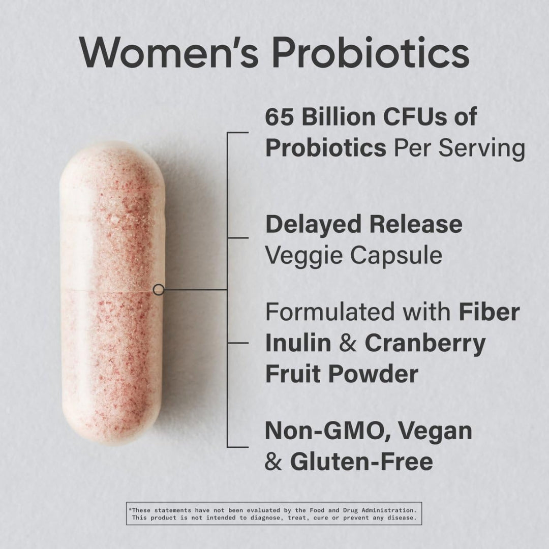 Womens Probiotics 65 Mil Millones De UFC 30 Capsulas Sports Research