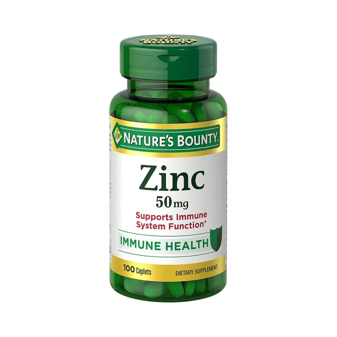 Zinc Gluconato 50 Mg 100 Tabletas Natures Bounty