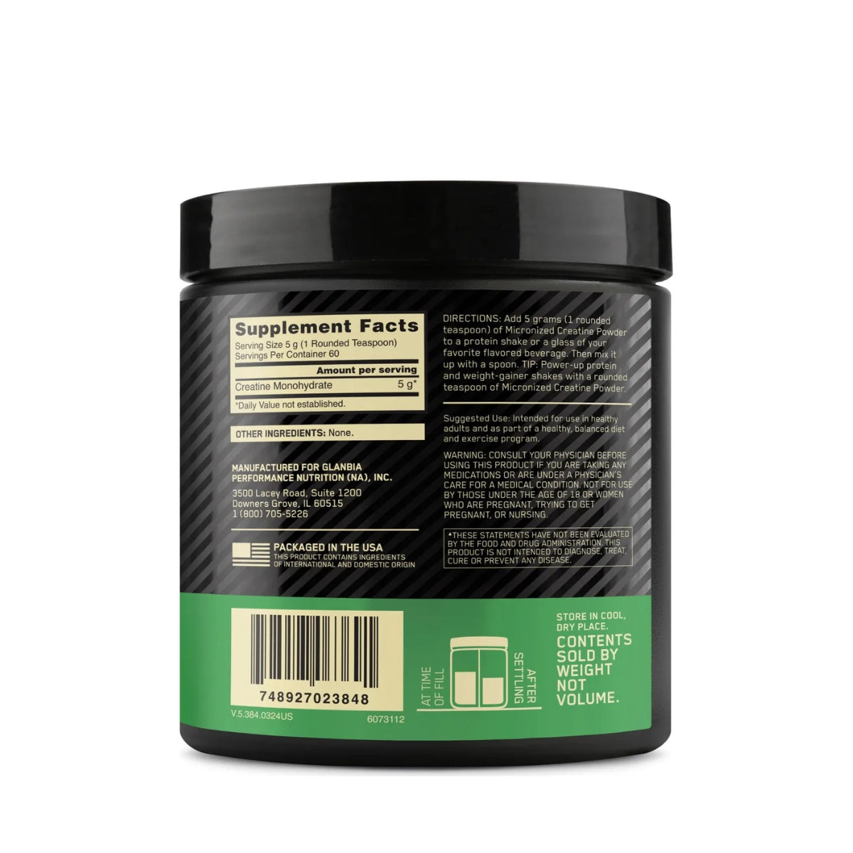 Creatine Monohydrate 300 Gr Optimum Nutrition