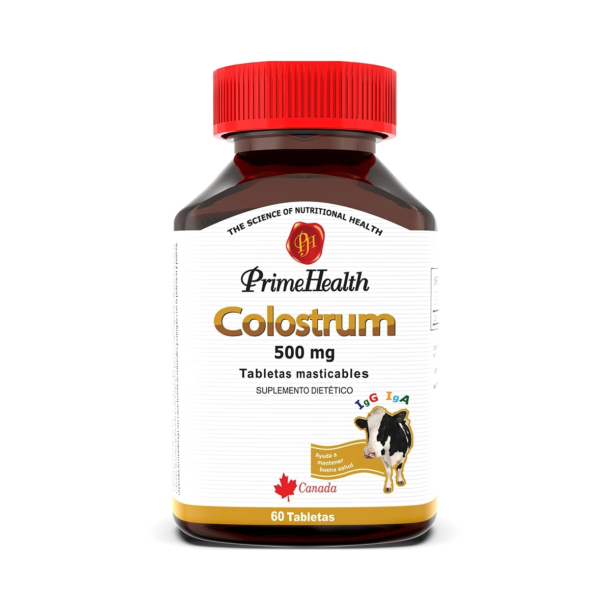 Colostrum 500 Mg  60 Tabletas Prime Health