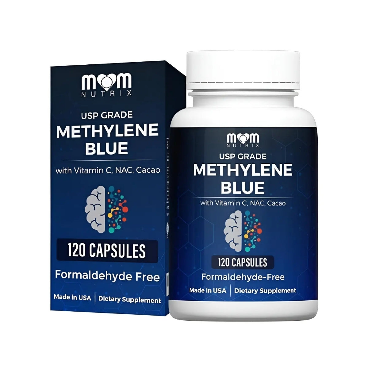 Methylene Blue 120 Capsulas Mom Nutrix