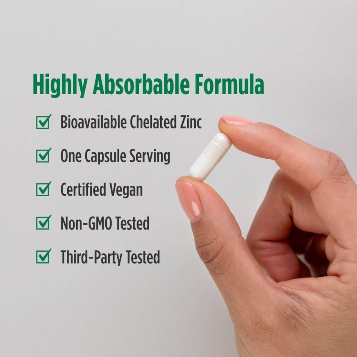 Zinc Glycinate 20 Mg 60 Capsulas Nordic Naturals