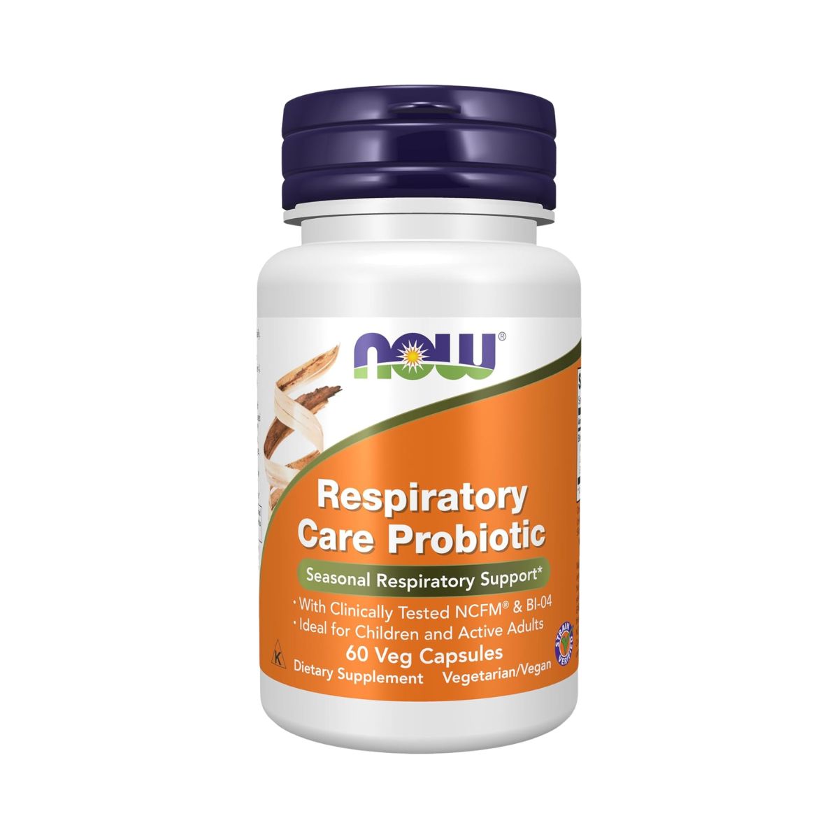 Probiotico Para el Cuidado Respiratorio 12 Billones CFU 60 Capsulas Now
