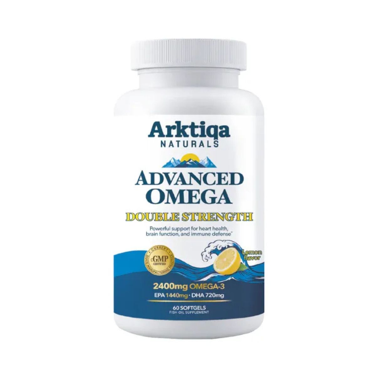 Omega 3 Advance Doble Potencia 2400 Mg 60 Sofgels Arktiqa Naturals