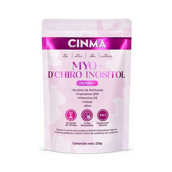 Inositol Myochiro Plus Con Acido Folico + Vitamina D3 + Zinc (225 g c/u)