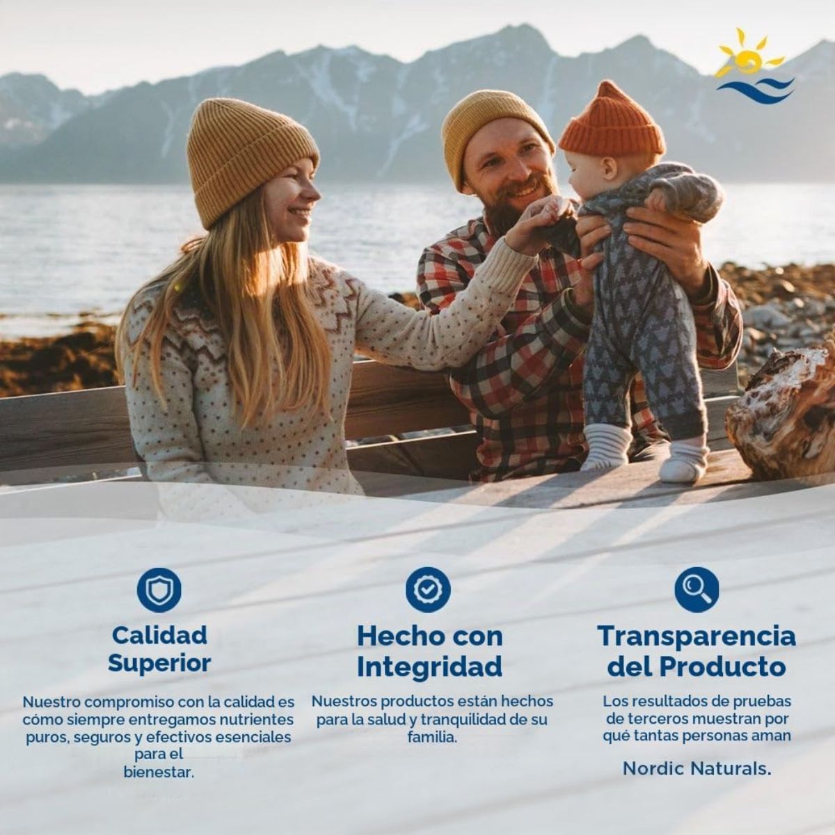 Probiotico Para Niños 3 Billones de UFC Bayas Mixtas 30 sobres Nordic Naturals