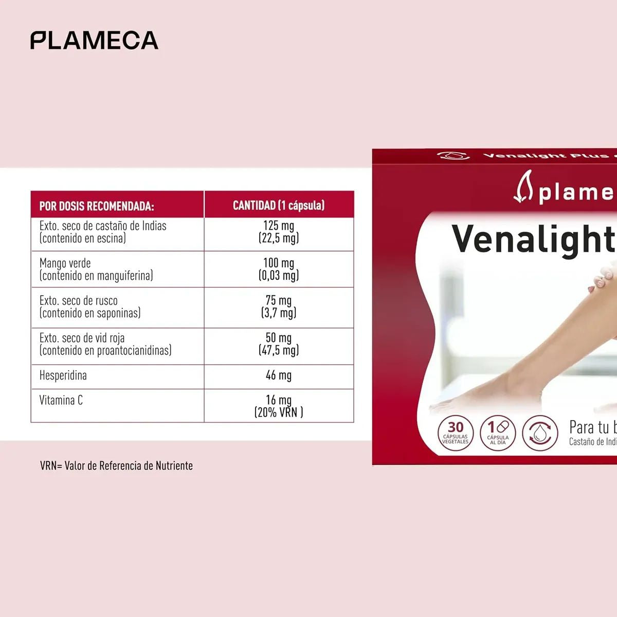 Venalight Plus 30 Capsulas Plameca