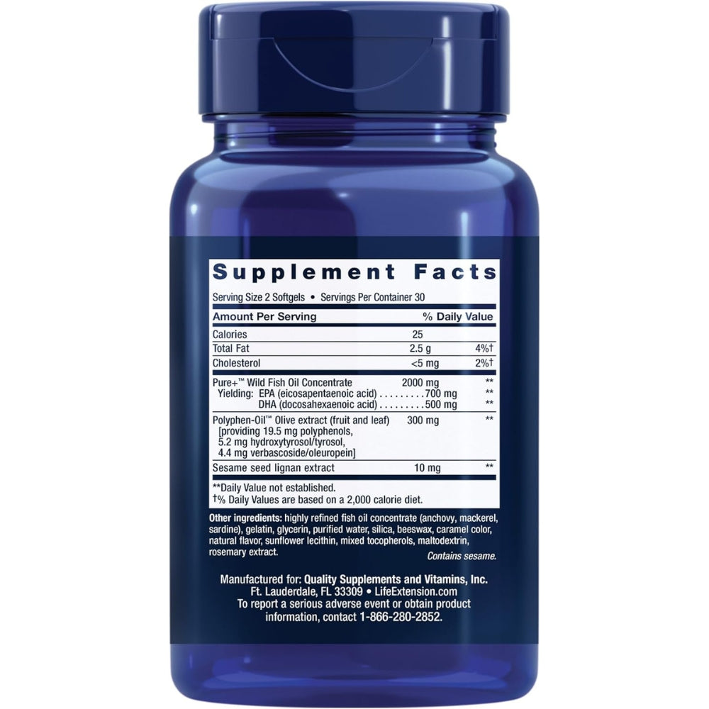 Super Omega 3 60 Softgel Life Extension