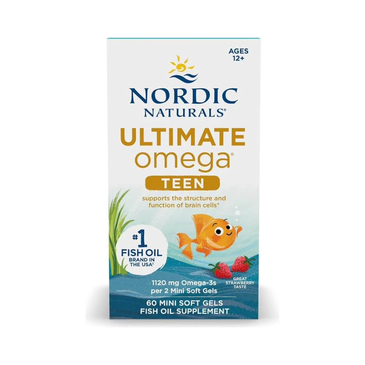 Ultimate Omega Teen 1120 mg 60 Mini Sofgels Nordic Naturals