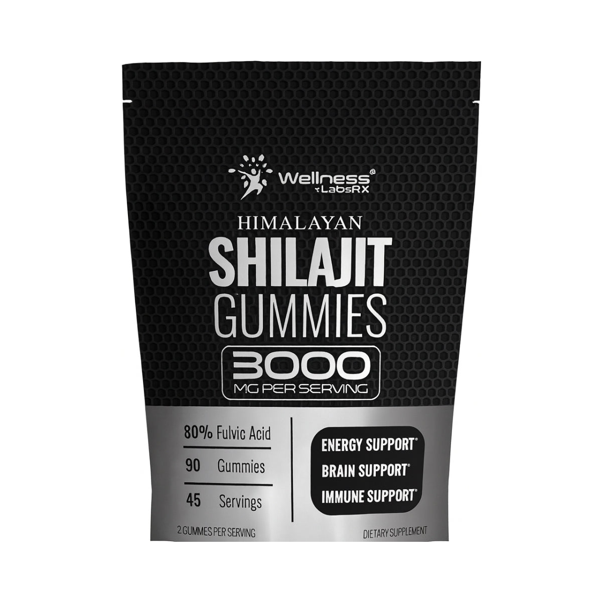 Gomitas De Shilajit De Himalaya 3000 Mg 90 Gomitas  Wellness