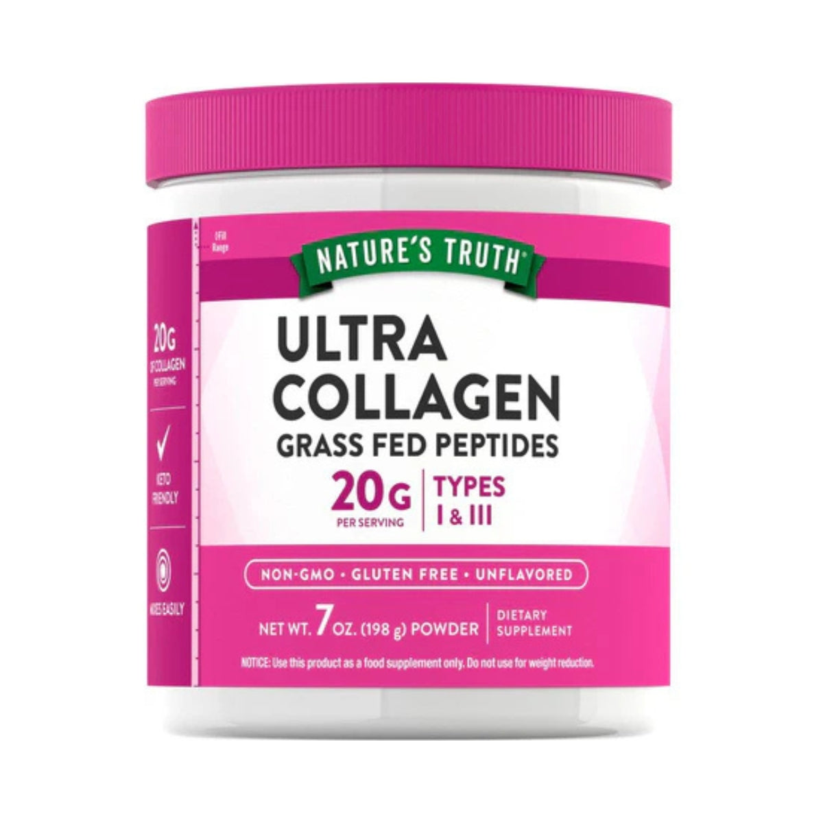 Peptidos De Colageno Ultra Tipo 1 y 3 198 Gr Natures Truth