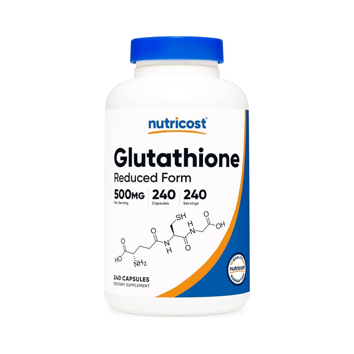 Glutathione 500 Mg 240 Capsulas  Nutricost