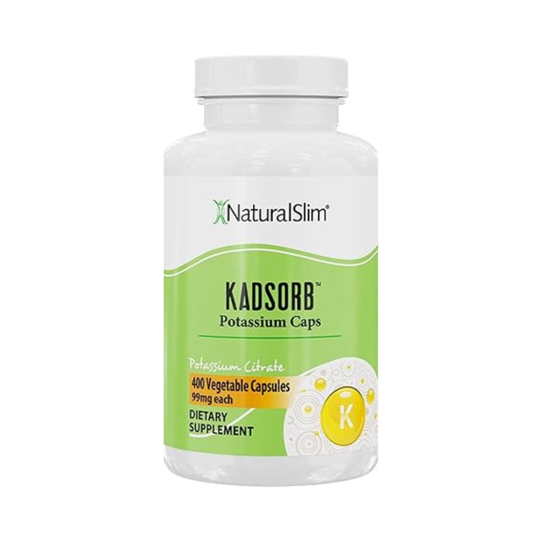 Kadsorb Potassium Citrato De Potasio 400 Capsulas Natural Slim