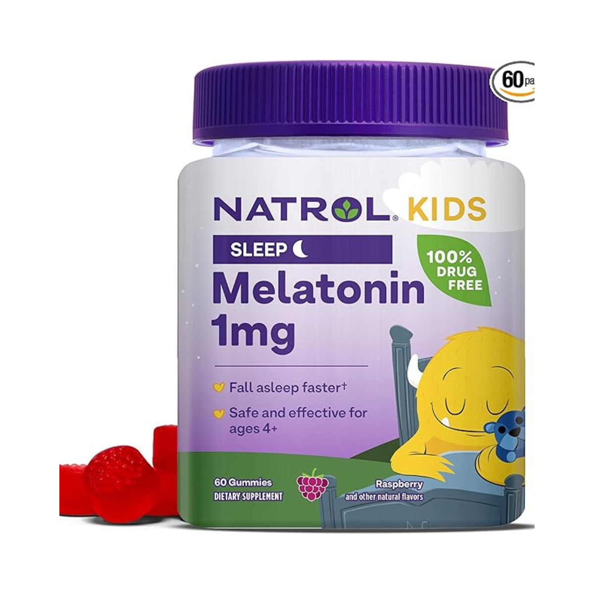 Gomitas Melatonina Kids 1Mg 60 Und Natrol