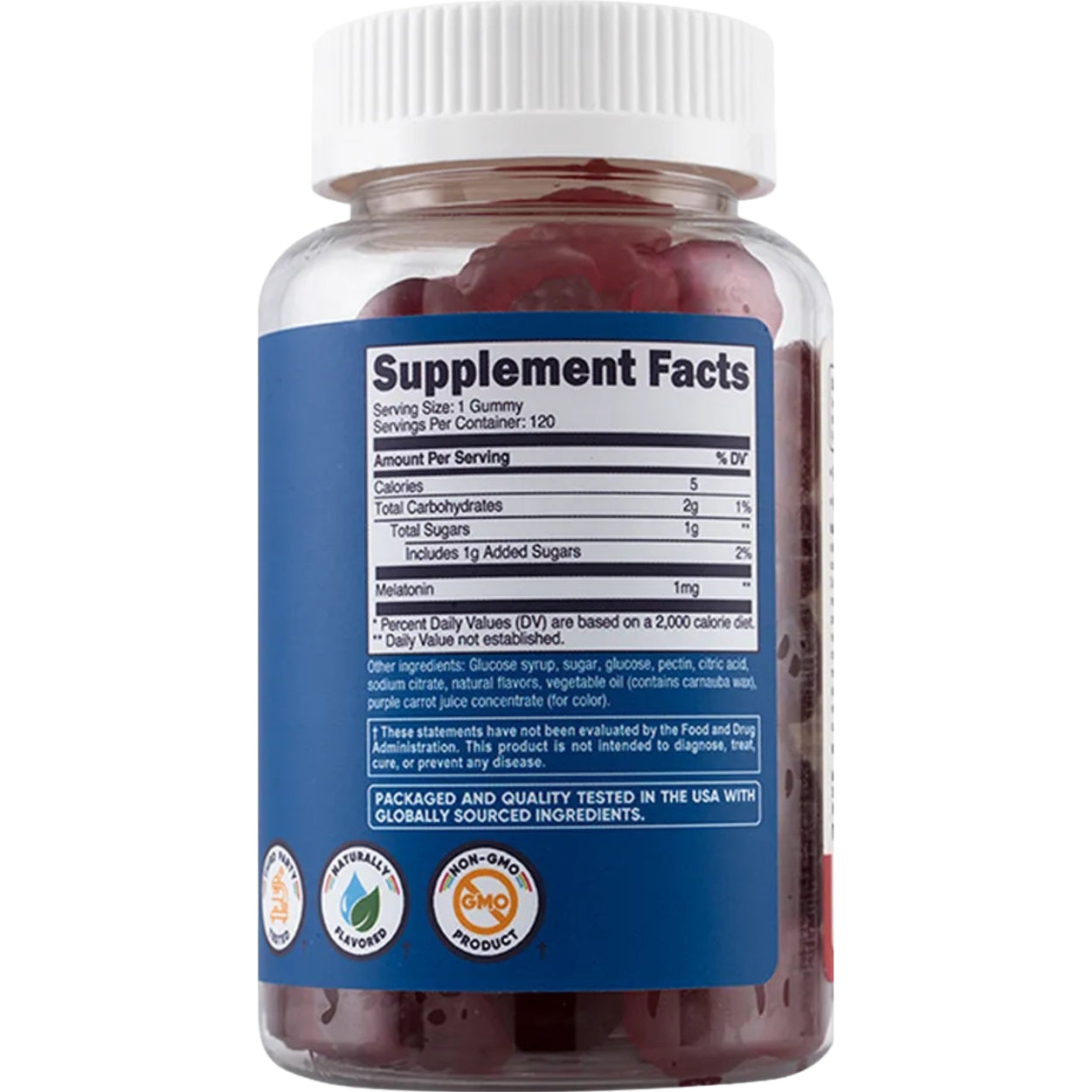 Melatonina Kids 1 mg 120 Gomitas Nutricost