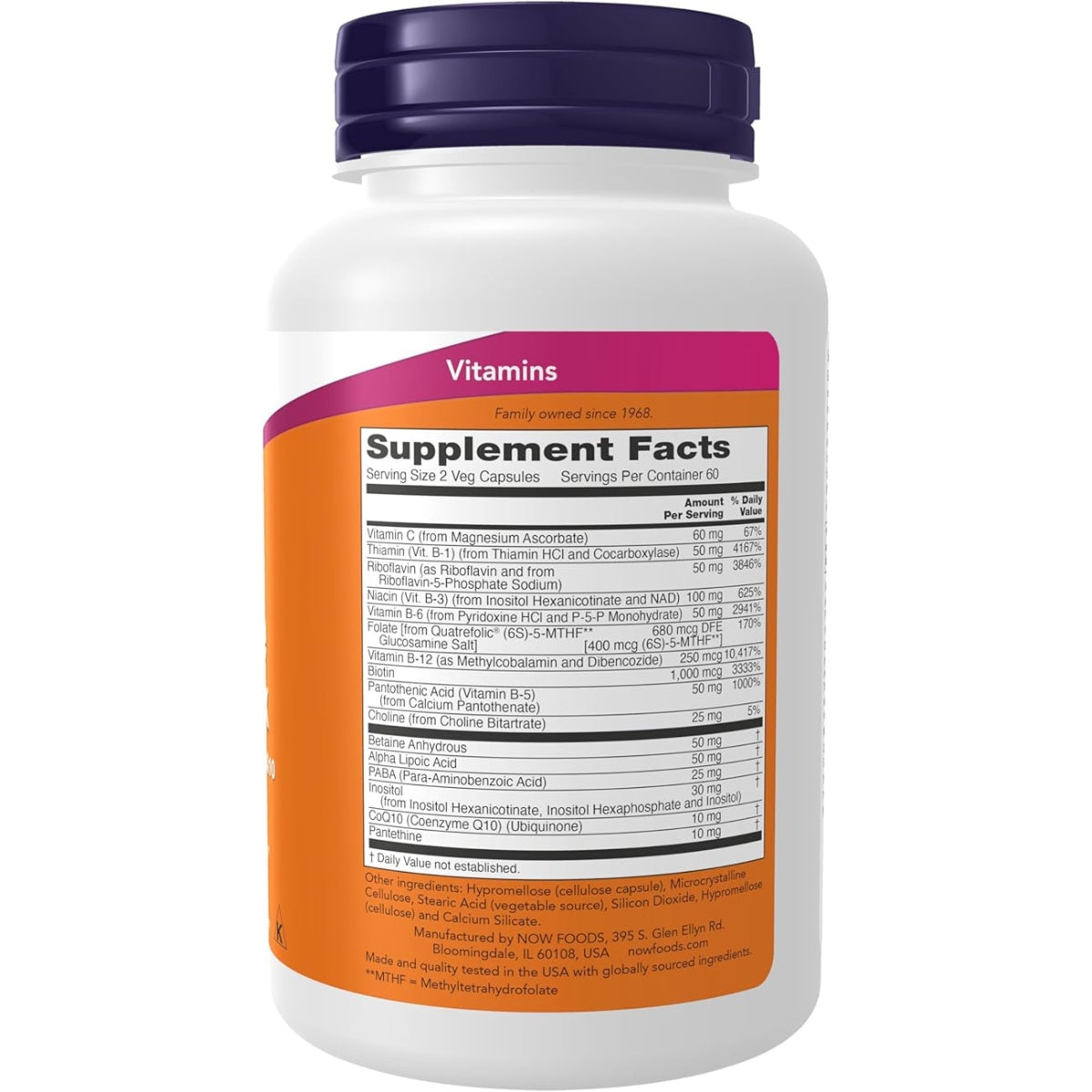 Coenzyme B Complex 120 Capsulas Now