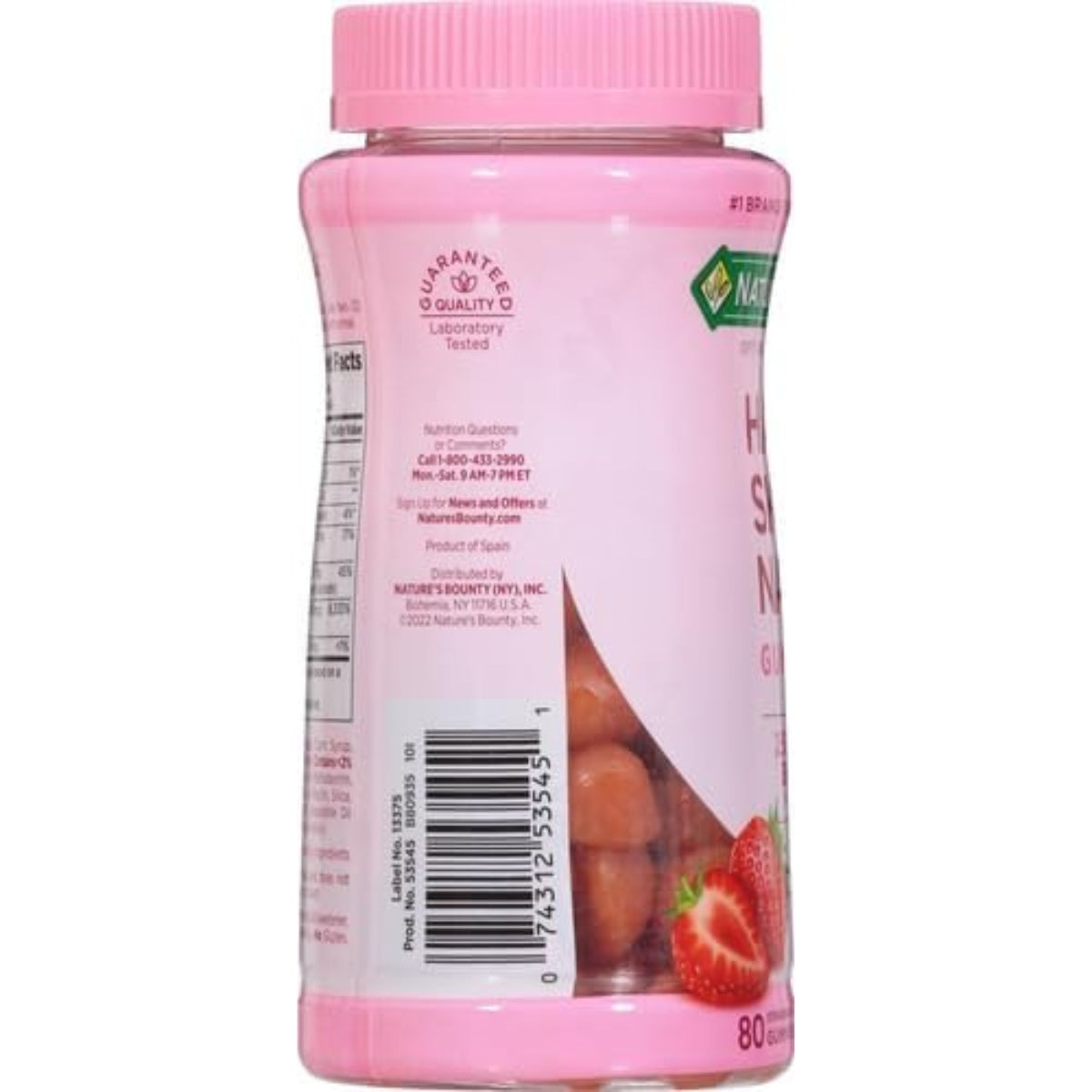 Gomitas Hair, Skim, Nails 80 Und Natures Bounty