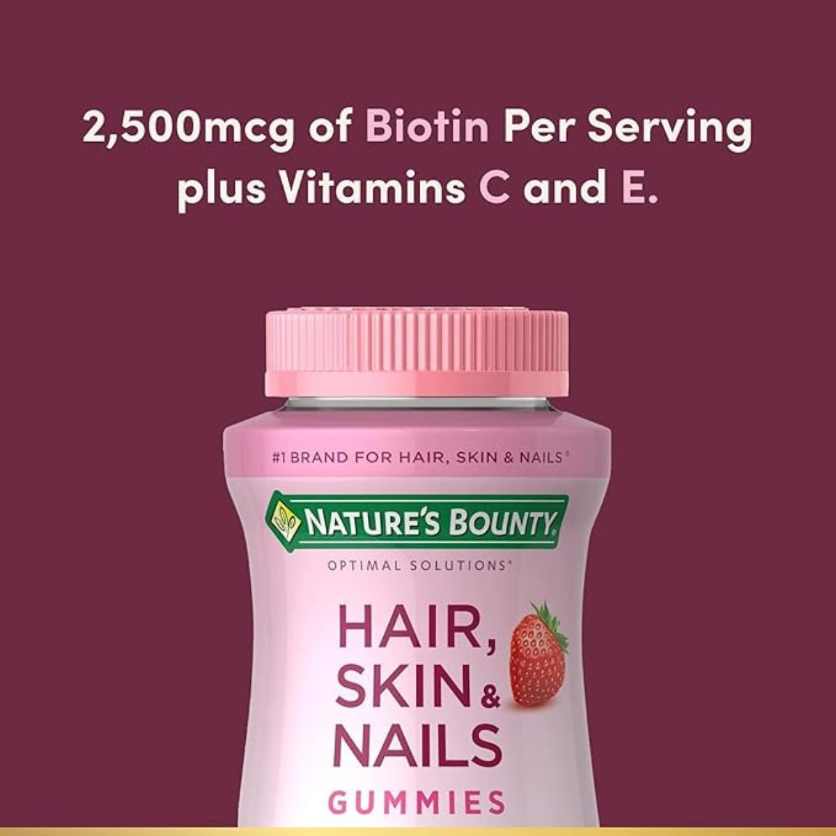 Gomitas Hair, Skim, Nails 80 Und Natures Bounty