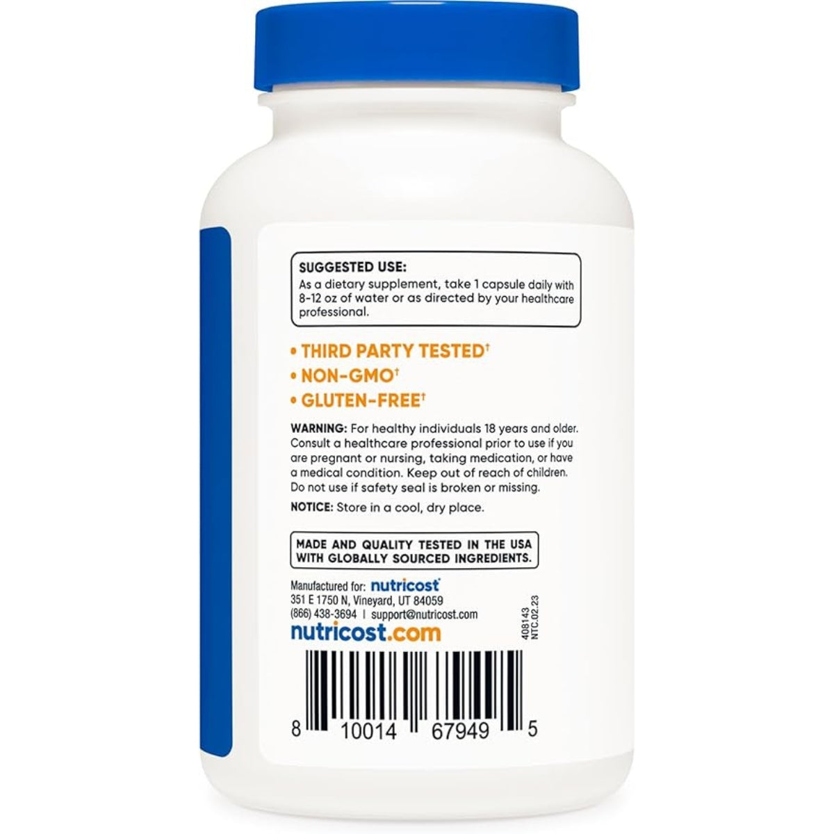 Selenium 200 Mcg 240 Capsulas Nutricost