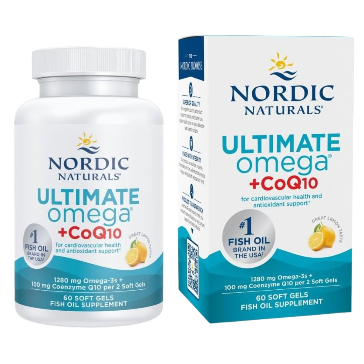 Ultimate Omega Con CoQ10 1280 Mg 60 Sofrgels Nordic Naturals