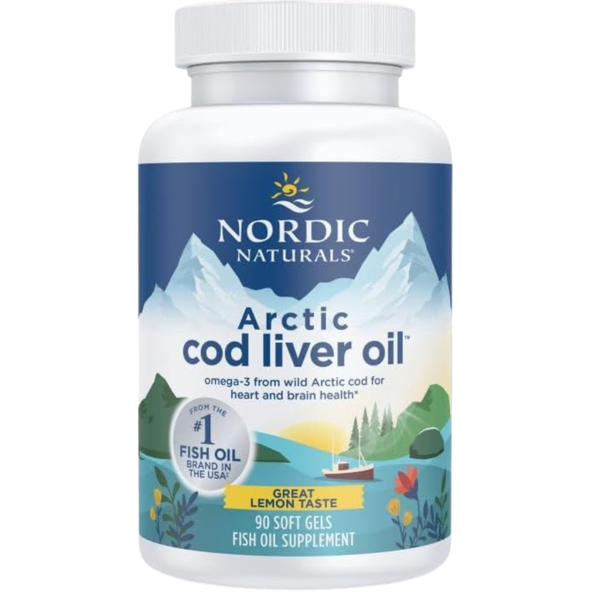 Aceite Artic Cod Lover Oil 90 Softgels Nordic Naturals