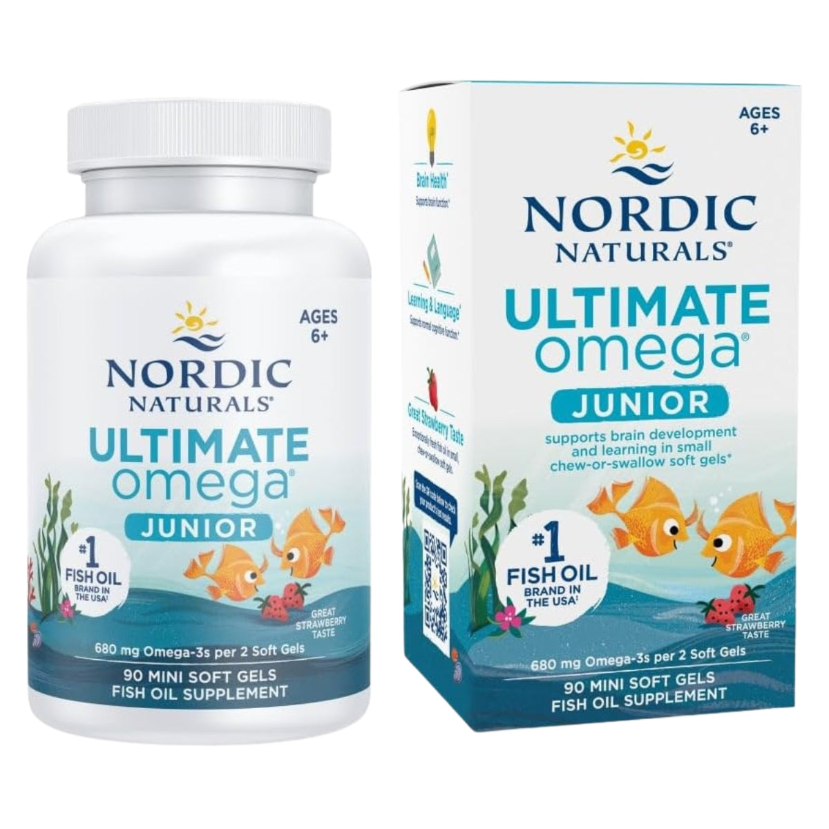 Ultimate Omega Junior 90 Mini Capsulas Nordic Naturals
