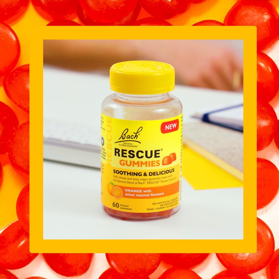 Flores de Bach Gomitas Sabor Naranja 60 Und Rescue Remedy