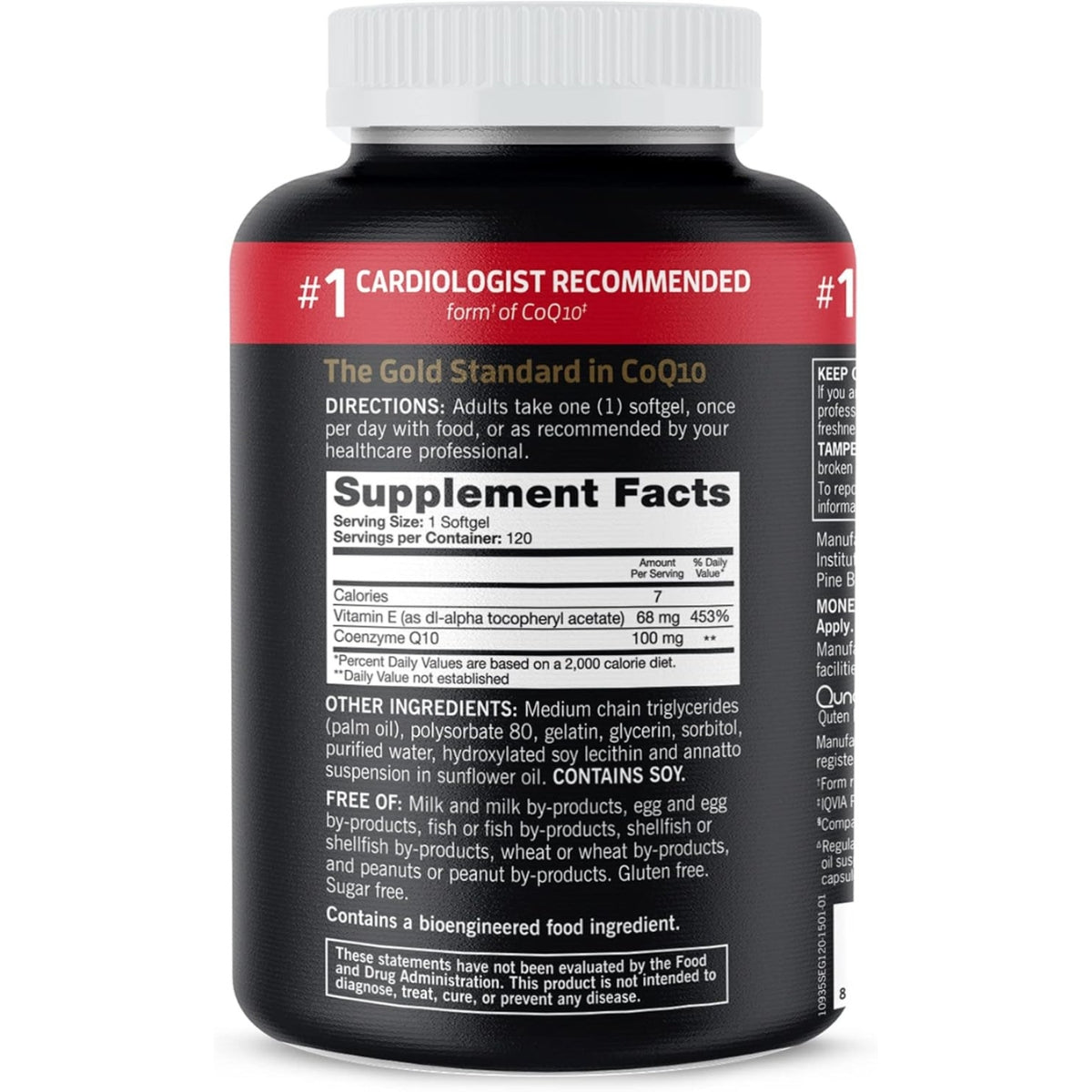 Ultra CoQ10 100 Mg 120 Softgels Qunol