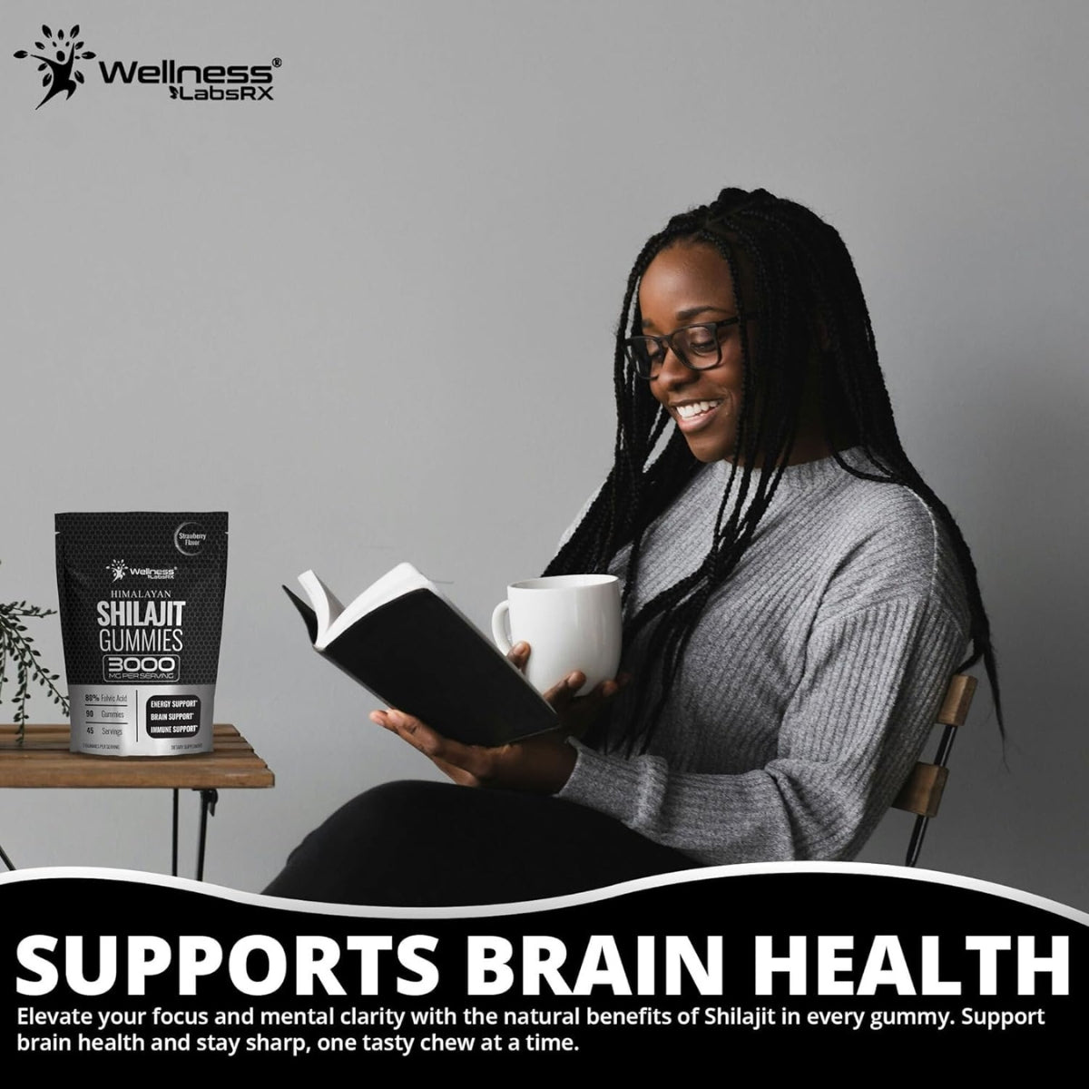 Gomitas De Shilajit De Himalaya 3000 Mg 90 Gomitas  Wellness