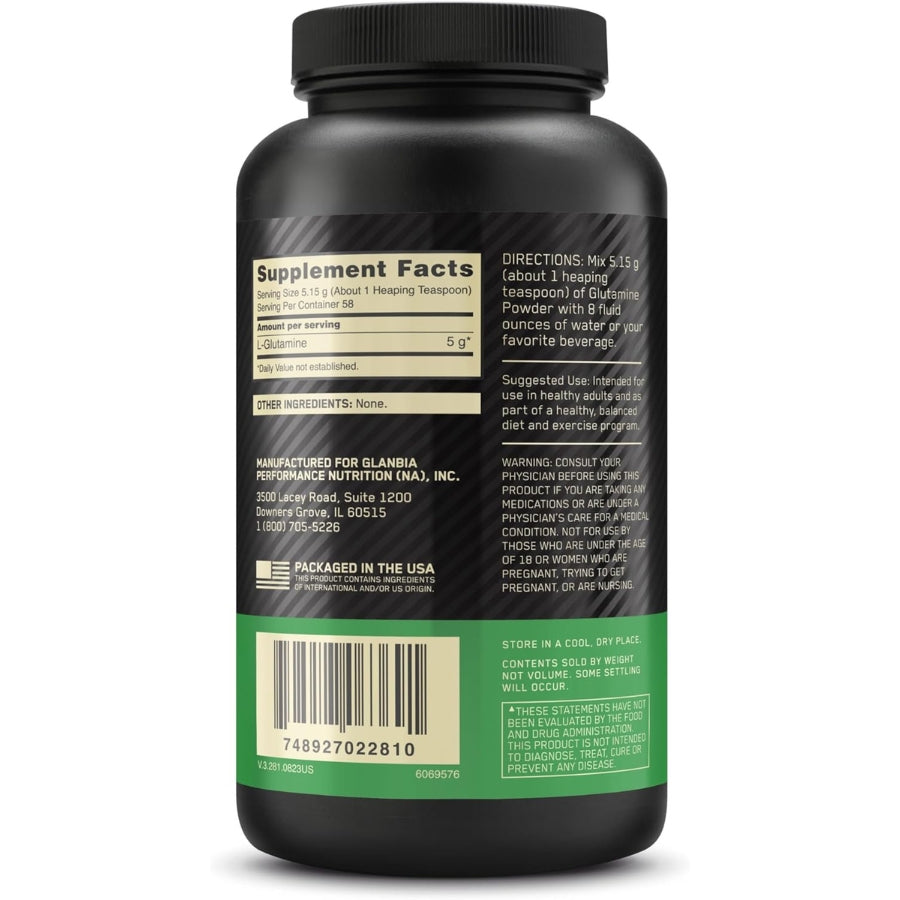 Glutamina Powder 300 G Optimum Nutrition