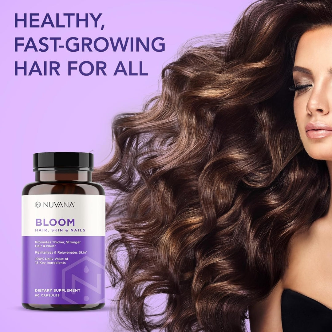 Bloom Hair Skin & Nails 60 Capsulas Nuvana