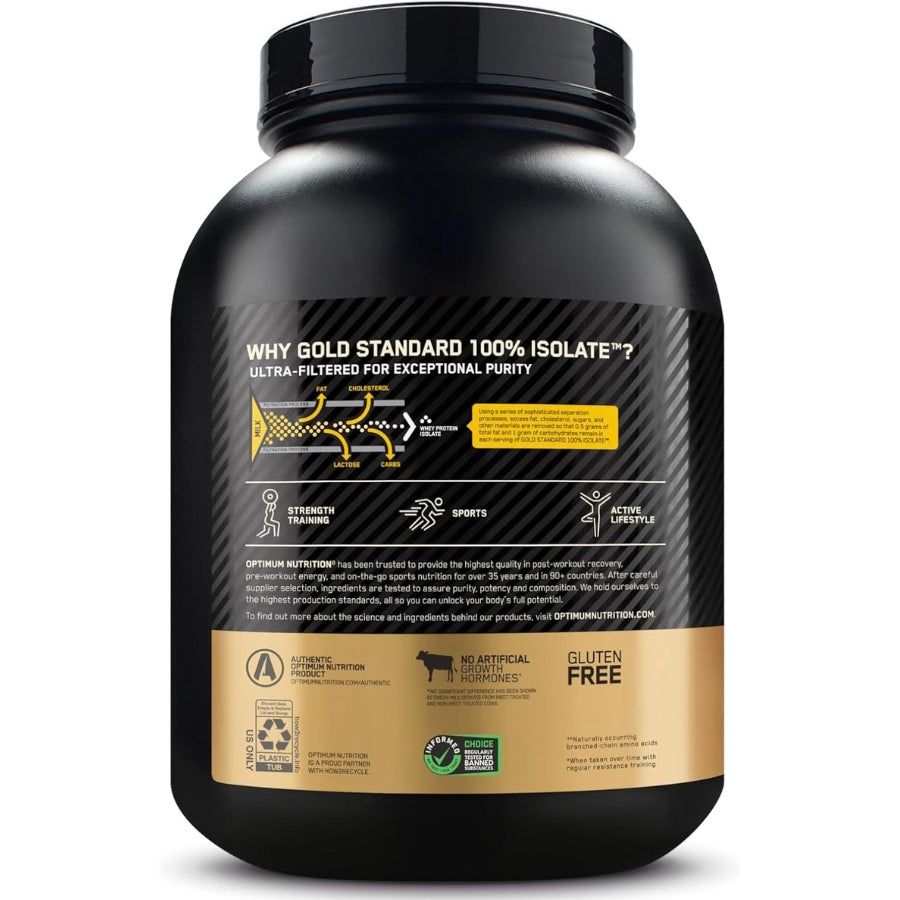 Proteina Gold Standard 100% Isolate Bliss 5Lb Optimum Nutrition
