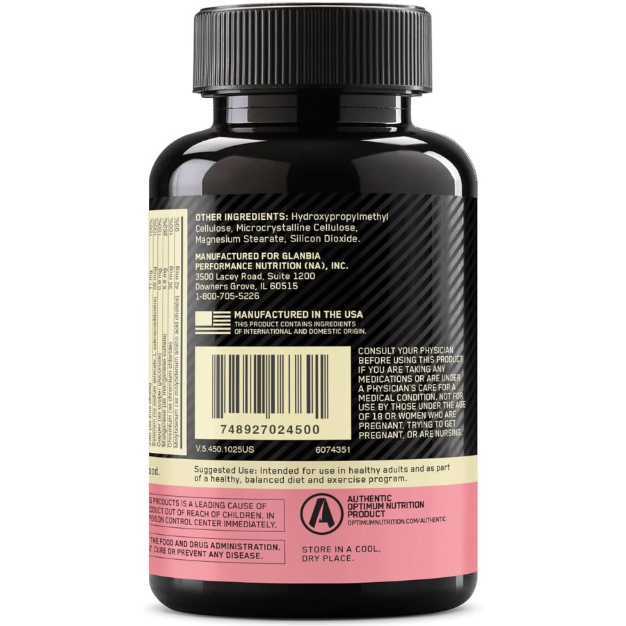Multivitaminico Opti Women 60 Capsulas Optimum Nutrition