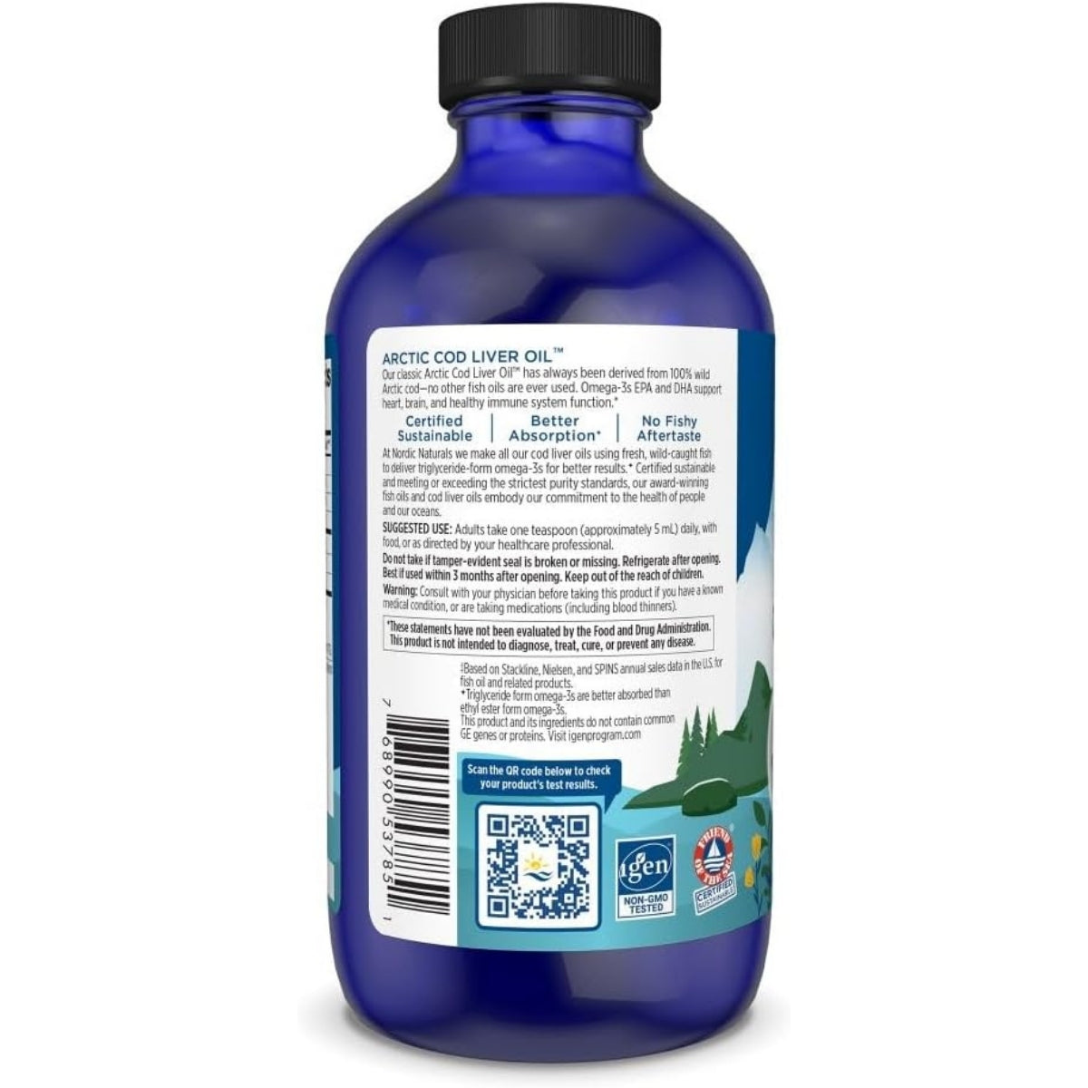Aceite Artic Cod Lover Oil 237 Ml Nordic Naturals