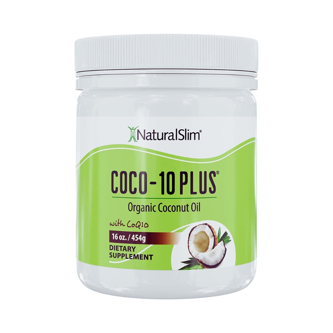 Coco 10 Plus Aceite Coco Con Coq10 454 Gr Natural Slim