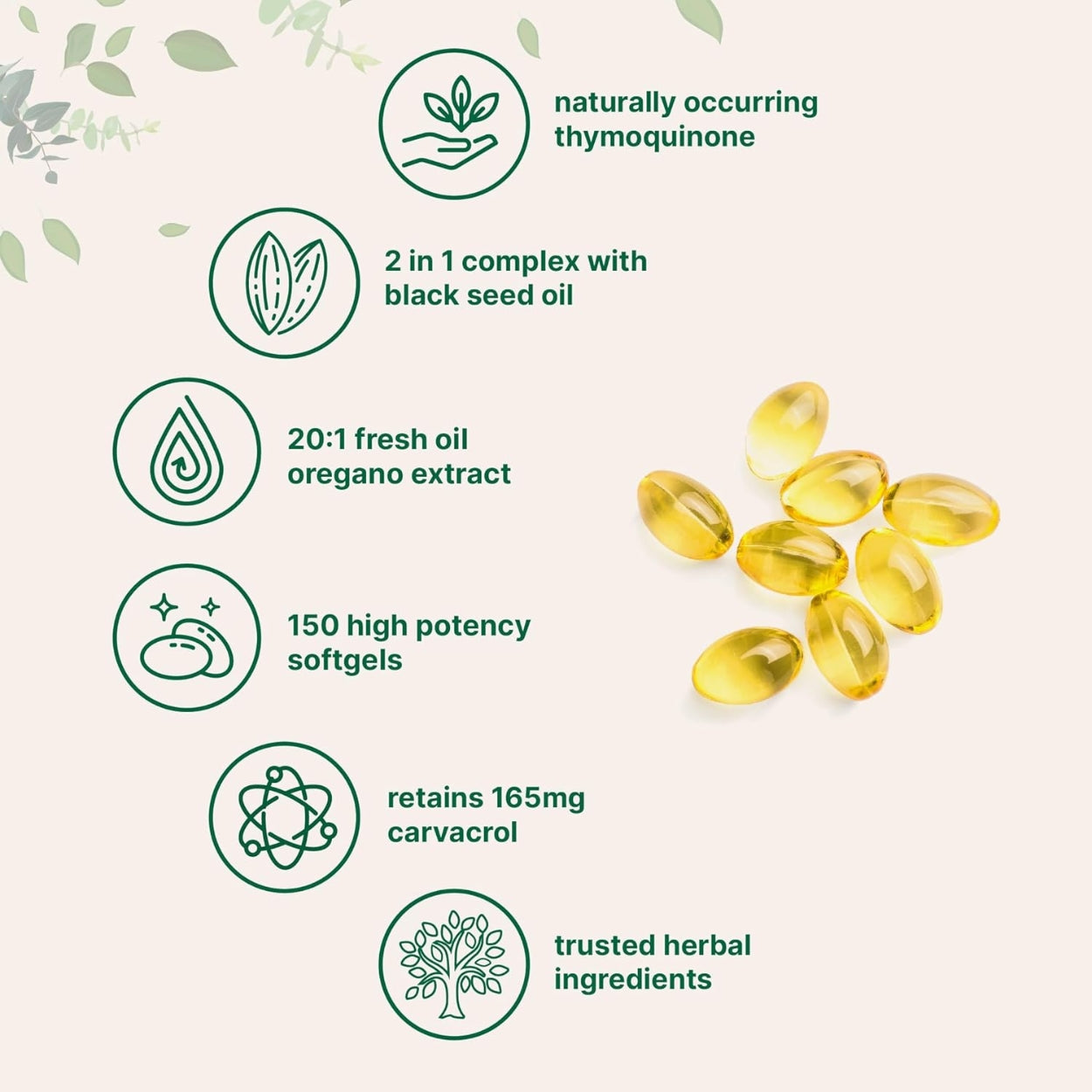 Aceite De Oregano 300 Capsulas Microingredients