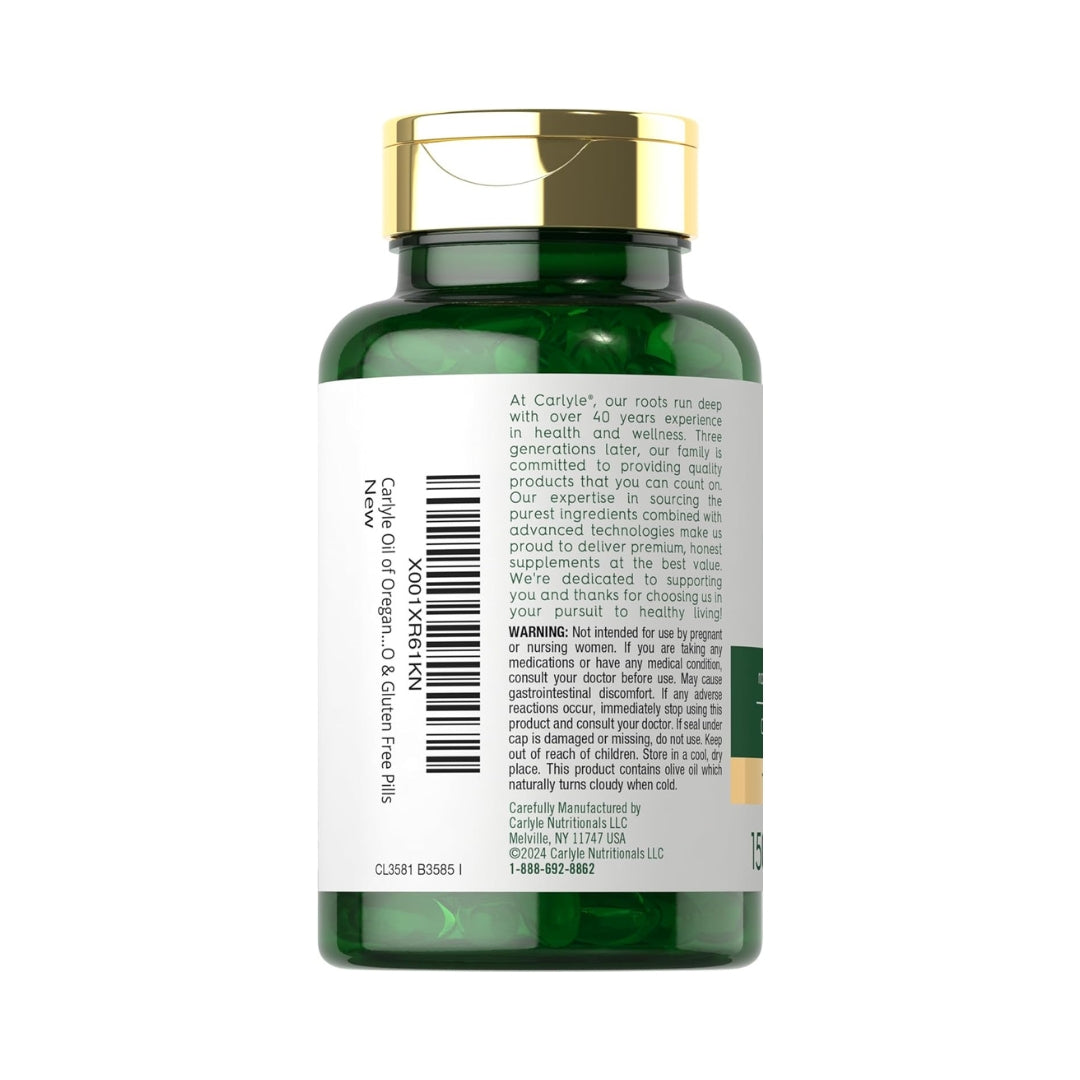 Aceite De Oregano 4000Mg 150 Capsulas Carlyle