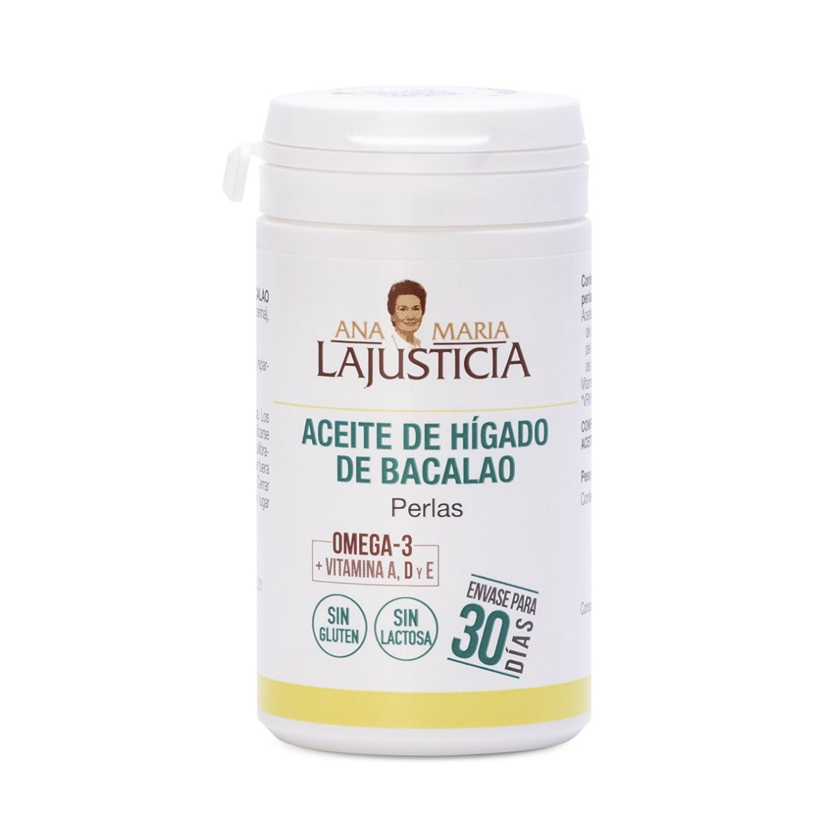 Aceite de Higado de Bacalao 90 capsulas Ana Maria La Justicia