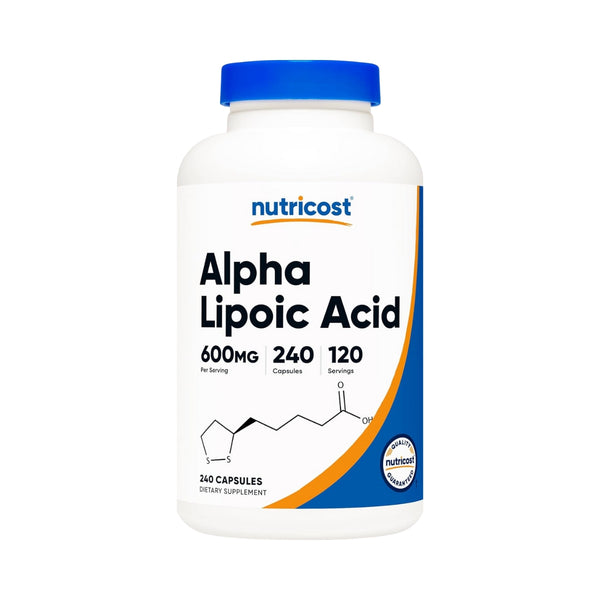 Acido Alpha Lipoico 600 Mg 240 Capsulas Nutricost