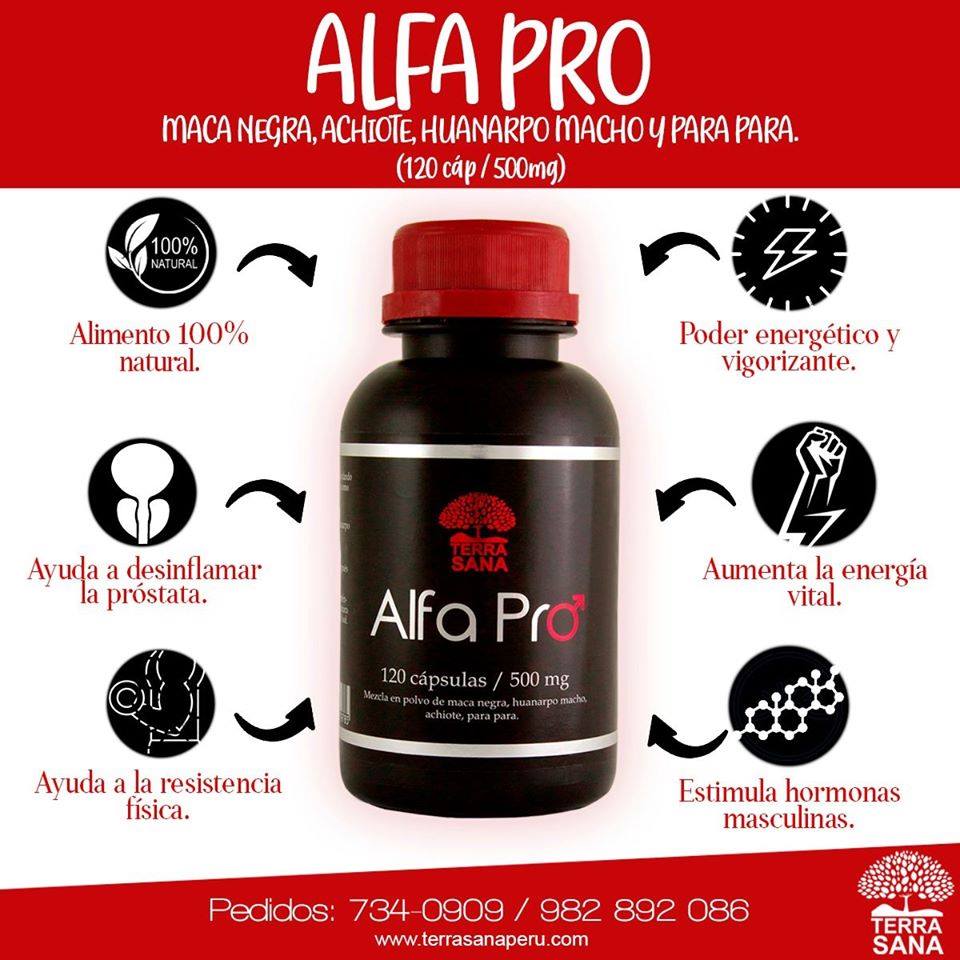 Alfapro 120 Capsulas 500Mg Terra Sana