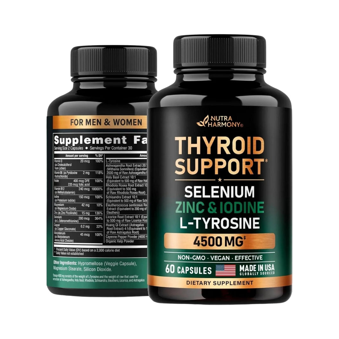 Apoyo a la Tiroides 4500 Mg 60 Capsulas Nutra Harmony