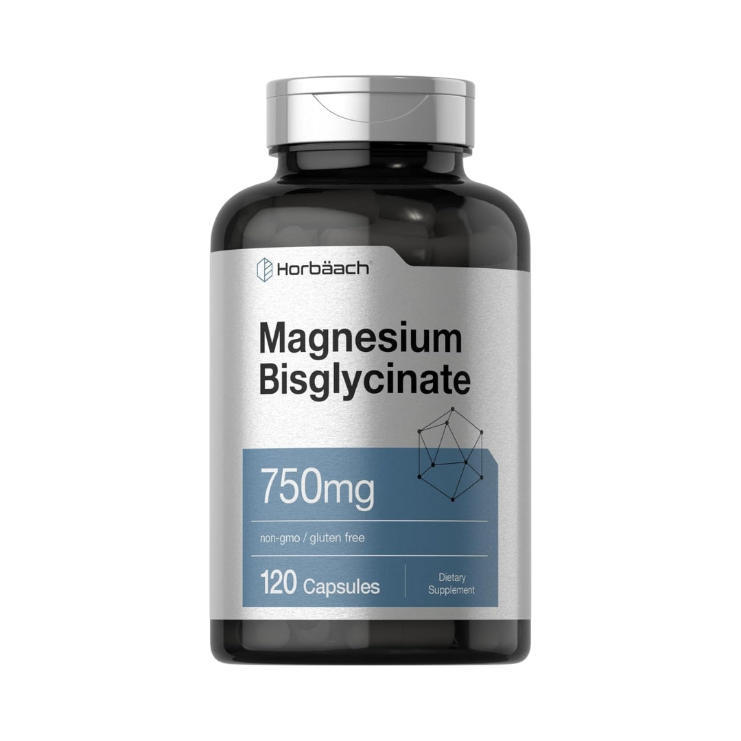 Bisglicinato De Magnesio 750 Mg 120 Capsulas Horbaach